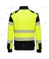 Sudadera ignífuga Modaflame de alta visibilidad y multinorma para bomberos y rescate