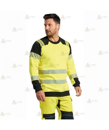 Sudadera ignífuga Modaflame de alta visibilidad y multinorma para bomberos y rescate
