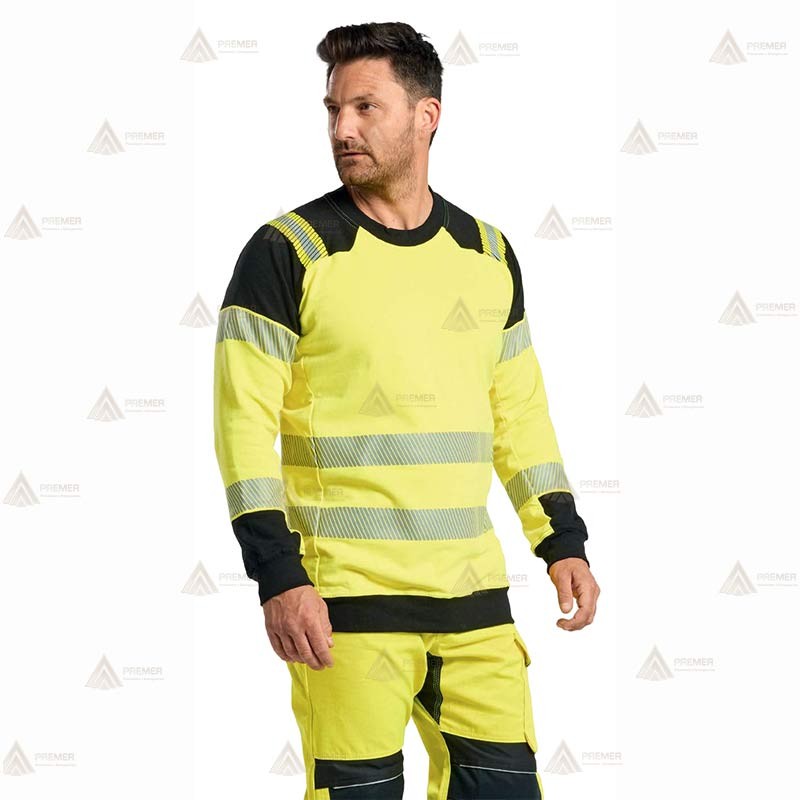 Sudadera ignífuga Modaflame de alta visibilidad y multinorma para bomberos y rescate