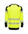 Sudadera ignífuga Modaflame de alta visibilidad y multinorma para bomberos y rescate