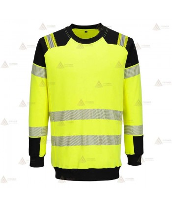 Sudadera ignífuga Modaflame de alta visibilidad y multinorma para bomberos y rescate