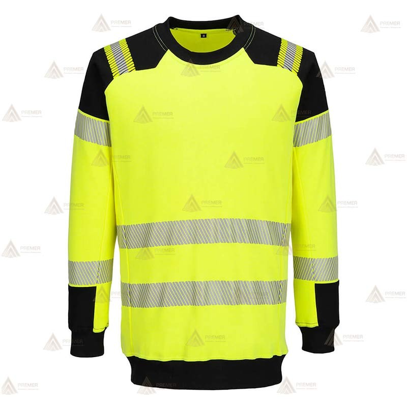 Sudadera ignífuga Modaflame de alta visibilidad y multinorma para bomberos y rescate