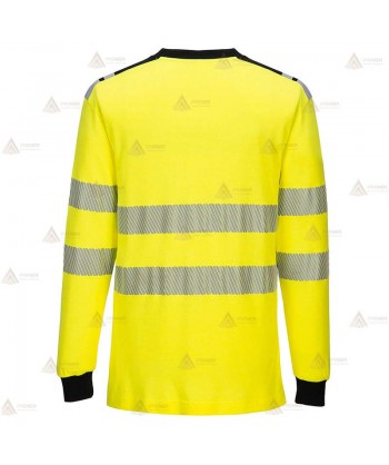 Camiseta ignífuga Modaflame de alta visibilidad y multinorma para bomberos y rescate