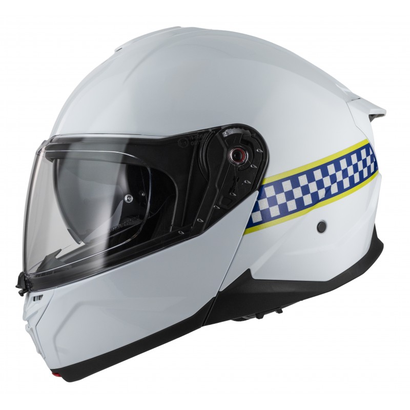 Casco abatible de resina ABS para motoristas de policía CPL-6V