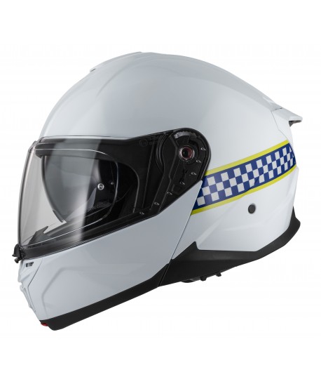 Casco abatible de resina ABS para motoristas de policía CPL-6V
