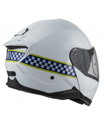 Casco abatible de resina ABS para motoristas de policía CPL-6V