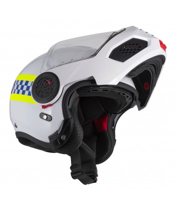 Casco de policía abatible de resina ABS para motoristas de policía MPL-SV