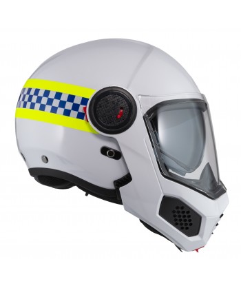 Casco de policía abatible de resina ABS para motoristas de policía MPL-SV