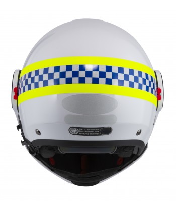 Casco de policía abatible de resina ABS para motoristas de policía MPL-SV