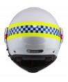 Casco de policía abatible de resina ABS para motoristas de policía MPL-SV