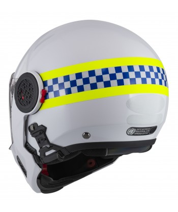 Casco de policía abatible de resina ABS para motoristas de policía MPL-SV