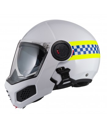 Casco de policía abatible de resina ABS para motoristas de policía MPL-SV