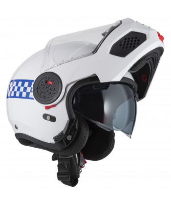 Casco de policía abatible de resina ABS para motoristas de policía MPL-SV