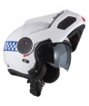 Casco de policía abatible de resina ABS para motoristas de policía MPL-SV