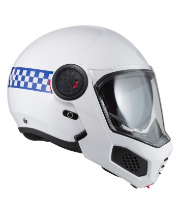 Casco de policía abatible de resina ABS para motoristas de policía MPL-SV