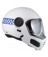 Casco de policía abatible de resina ABS para motoristas de policía MPL-SV