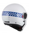 Casco de policía abatible de resina ABS para motoristas de policía MPL-SV