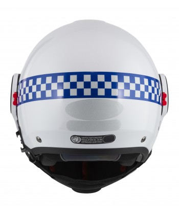 Casco de policía abatible de resina ABS para motoristas de policía MPL-SV