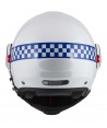 Casco de policía abatible de resina ABS para motoristas de policía MPL-SV