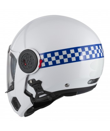 Casco de policía abatible de resina ABS para motoristas de policía MPL-SV
