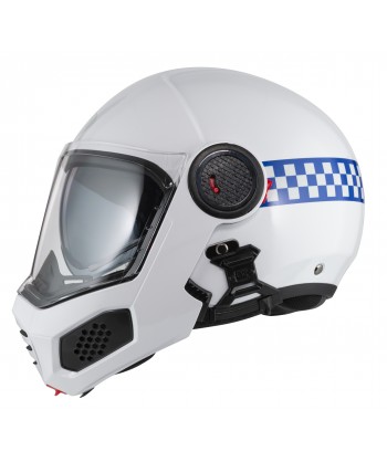 Casco de policía abatible de resina ABS para motoristas de policía MPL-SV