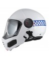 Casco de policía abatible de resina ABS para motoristas de policía MPL-SV