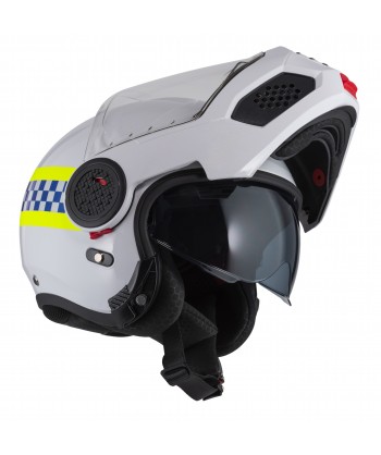 Casco de policía abatible de resina ABS para motoristas de policía MPL-SV
