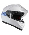 Casco integral de resina ABS para motoristas de policía EPL-2V