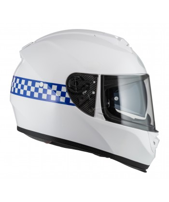 Casco integral de resina ABS para motoristas de policía EPL-2V