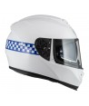 Casco integral de resina ABS para motoristas de policía EPL-2V