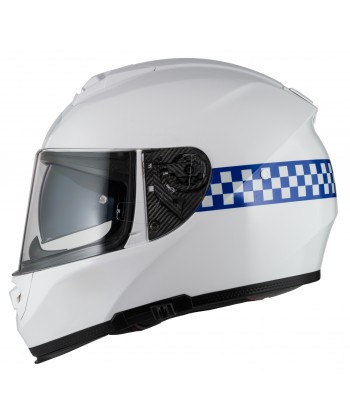 Casco integral de resina ABS para motoristas de policía EPL-2V