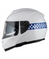 Casco integral de resina ABS para motoristas de policía EPL-2V
