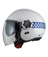Casco Jet de resina ABS para motoristas de policía RPL-2SV