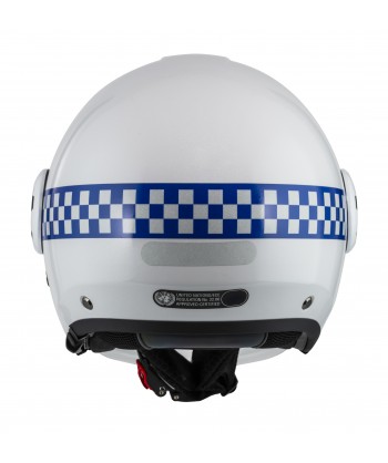 Casco Jet de resina ABS para motoristas de policía RPL-2SV