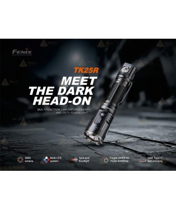 Linterna táctica profesional TK25R de Fenix  (3.600 lúmenes)