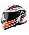 Rotulación personalizada de cascos de motorista para Policía Local, Protección Civil, Emergencias.