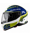 Rotulación personalizada de cascos de motorista para Policía Local, Protección Civil, Emergencias.