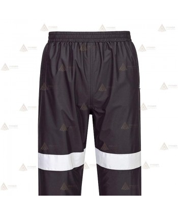 Cubrepantalón transpirable con cintas reflectantes y membrana TPU