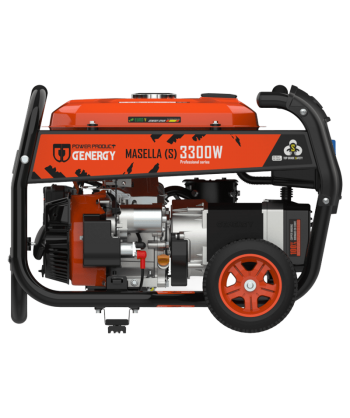 Generador eléctrico profesional MASELLA a gasolina 4T (3.300W)