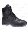 Botas de seguridad con cremallera y membrana impermeable y transpirable