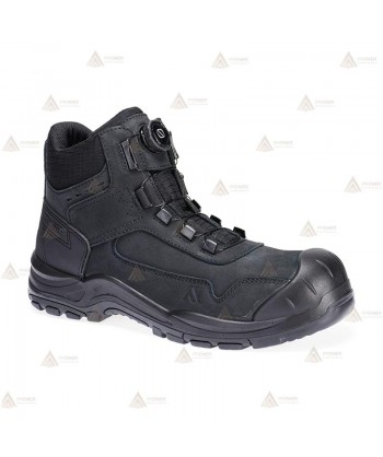 Bota media caña Steel Nubuck con cierre por cable S3 HRO SR FO SC color negro