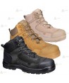 Botas  de piel nobuck de seguridad  S3S con cremallera