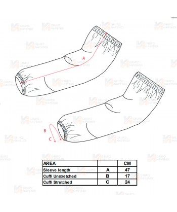 Manguito BizTex Microporous, tipo PB[6] (150 pares)