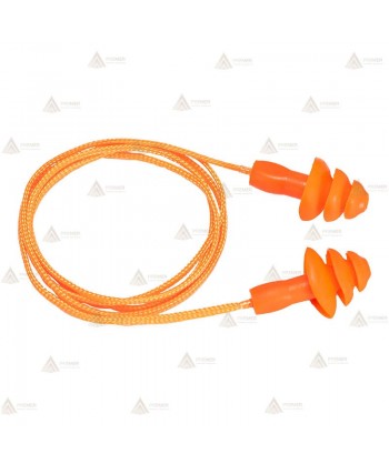 Tapones reutilizables de TPR con cordón (SNR 32 dB)