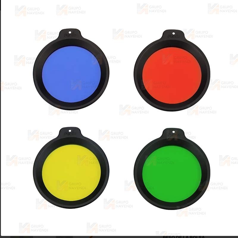 Filtros multicolor con funda Fénix HT18R