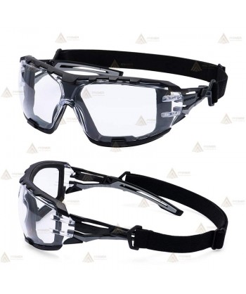Gafas de seguridad Anthracite Wraparound Plus ocular color espejo