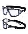 Gafas de seguridad Anthracite Wraparound Plus ocular color espejo