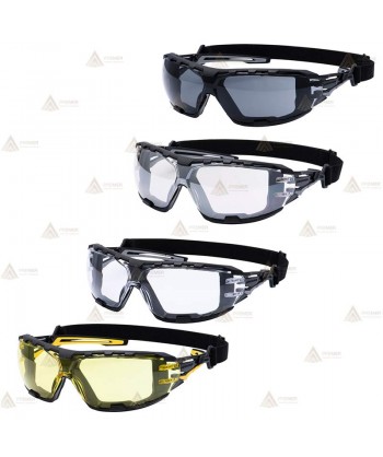 Gafas de seguridad Anthracite Wraparound Plus