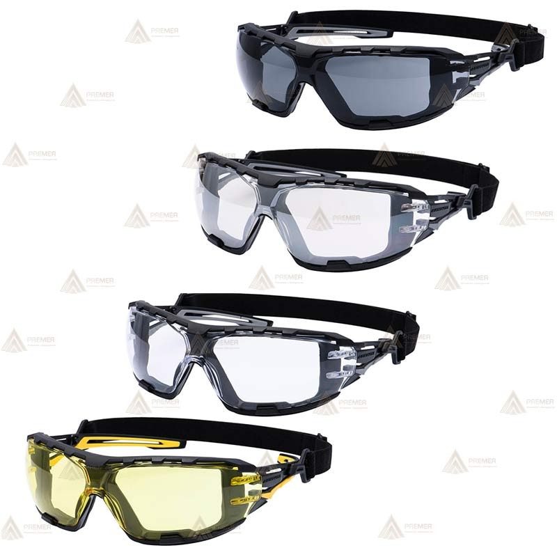 Gafas de seguridad Anthracite Wraparound Plus
