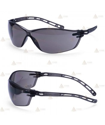 Gafas deportivas de seguridad ligeras y económicas  con ocular ahumado